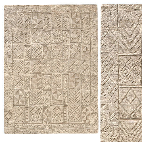 RESHAM WOOL RUG 3D model