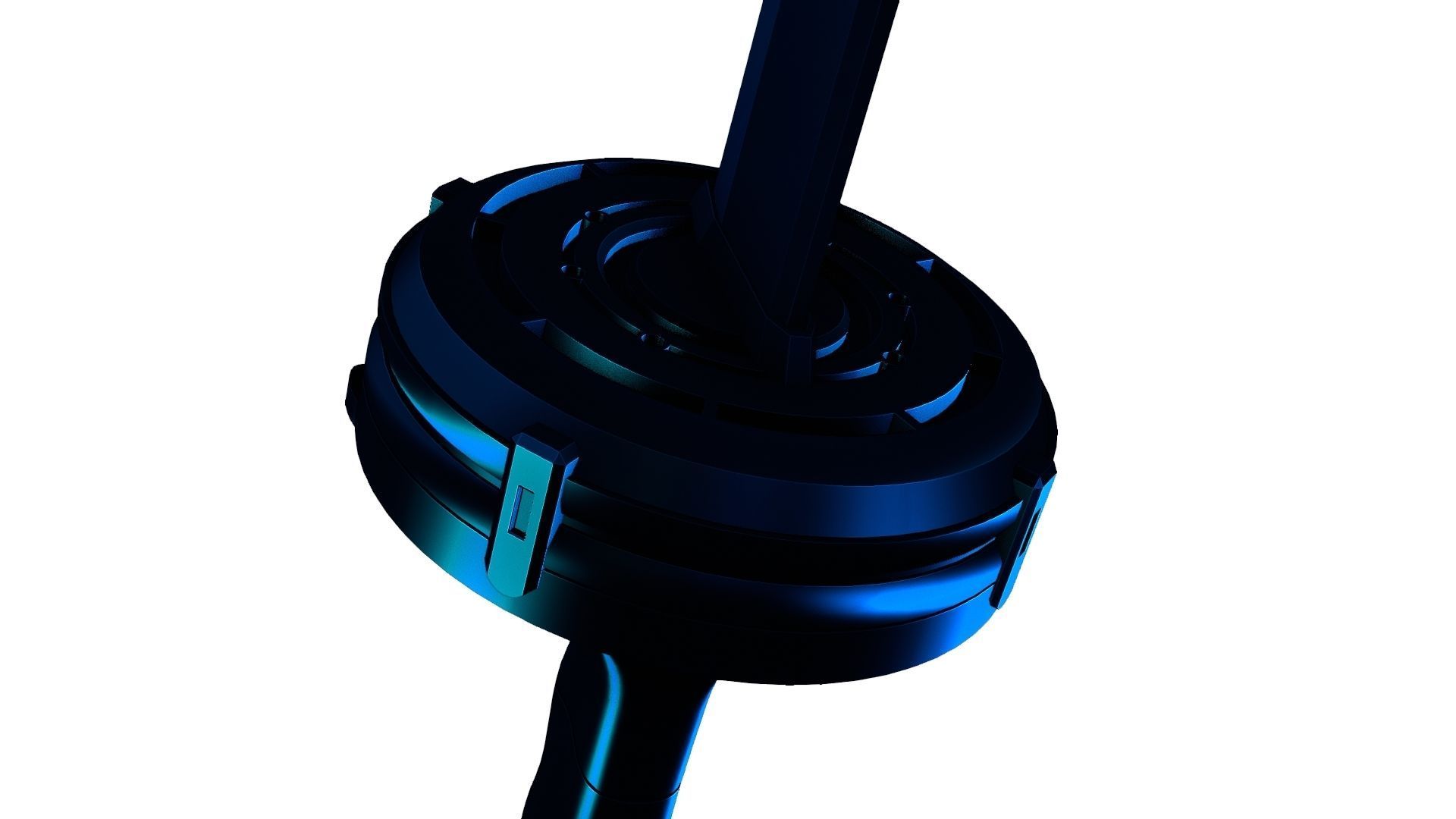 Gantz anime-manga katana lowpoly Low-poly 3D model_22