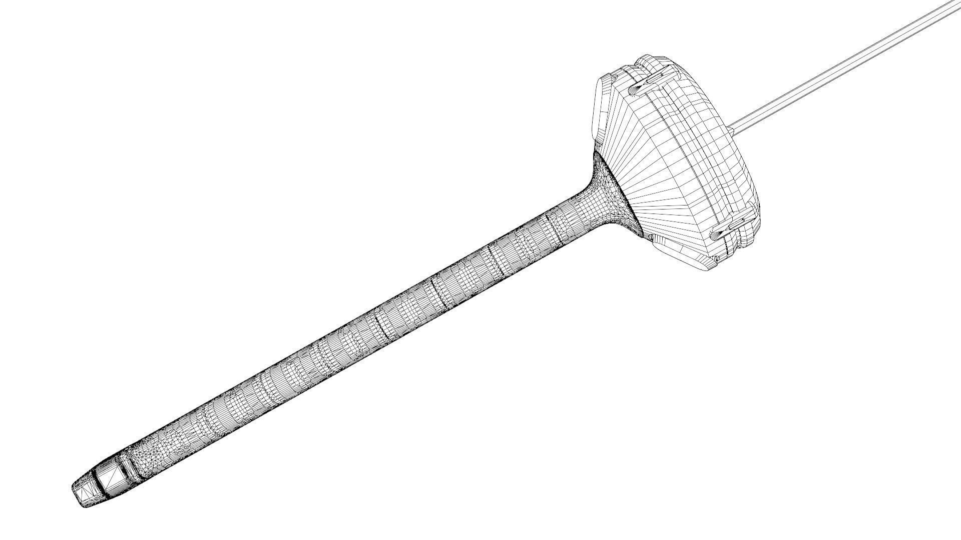 Gantz anime-manga katana lowpoly Low-poly 3D model_23