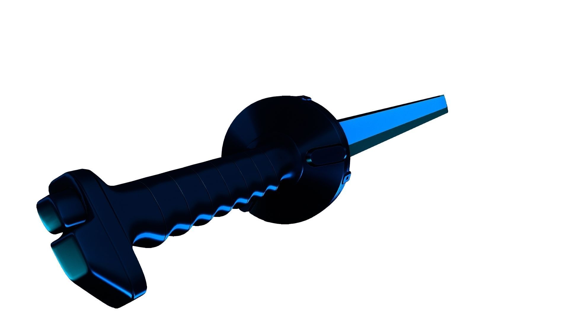 Gantz anime-manga katana lowpoly Low-poly 3D model_17