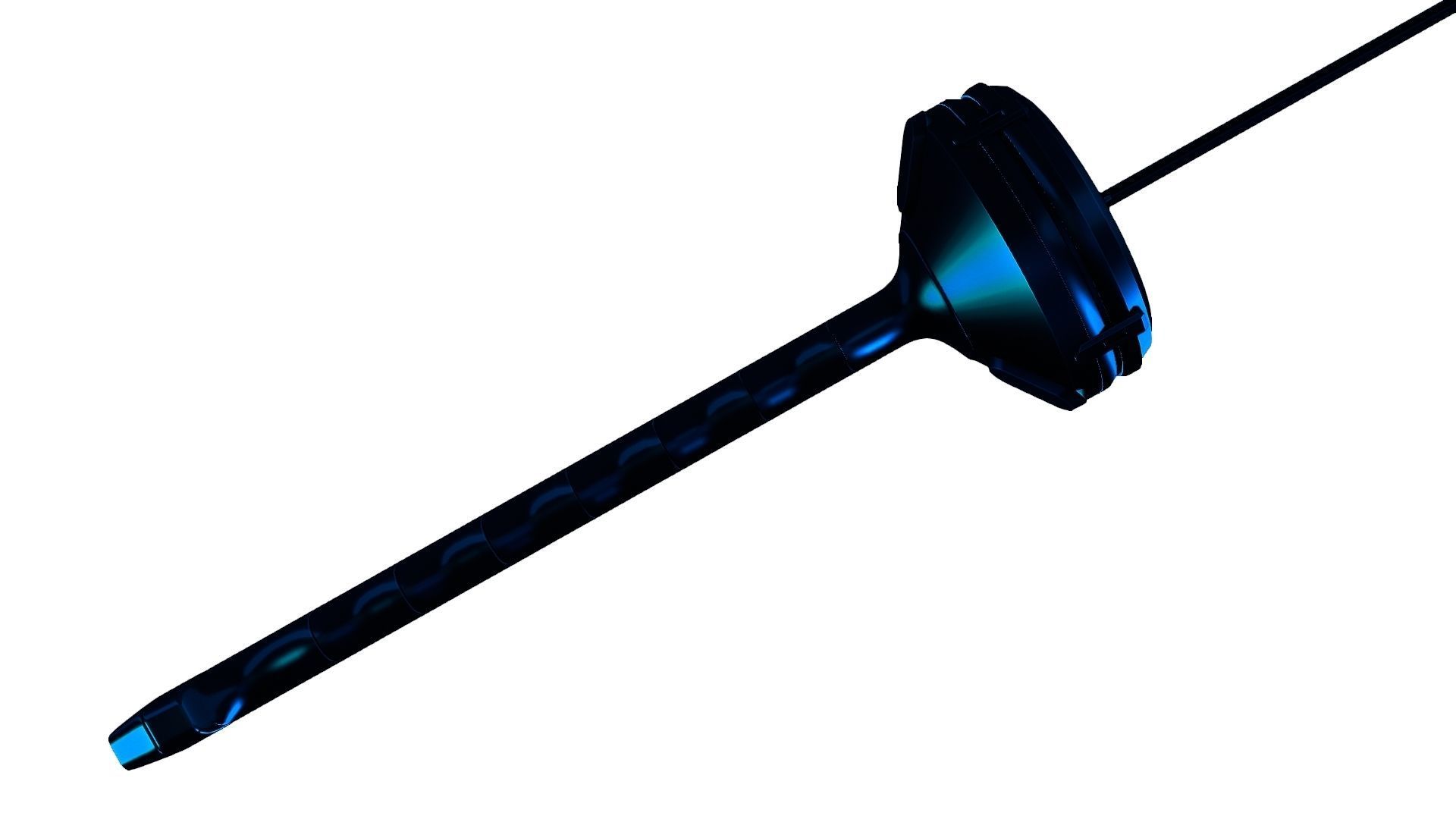 Gantz anime-manga katana lowpoly Low-poly 3D model_12