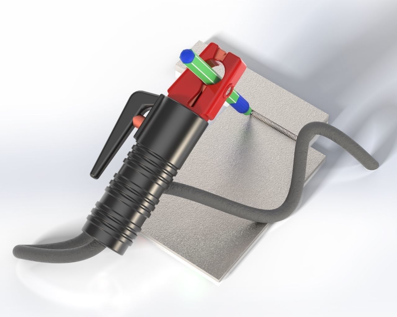 Electrode holder 3D print model_5