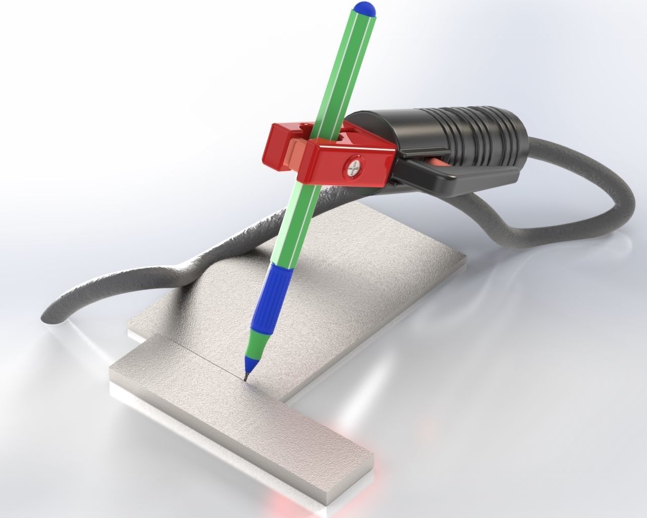 Electrode holder 3D print model_1