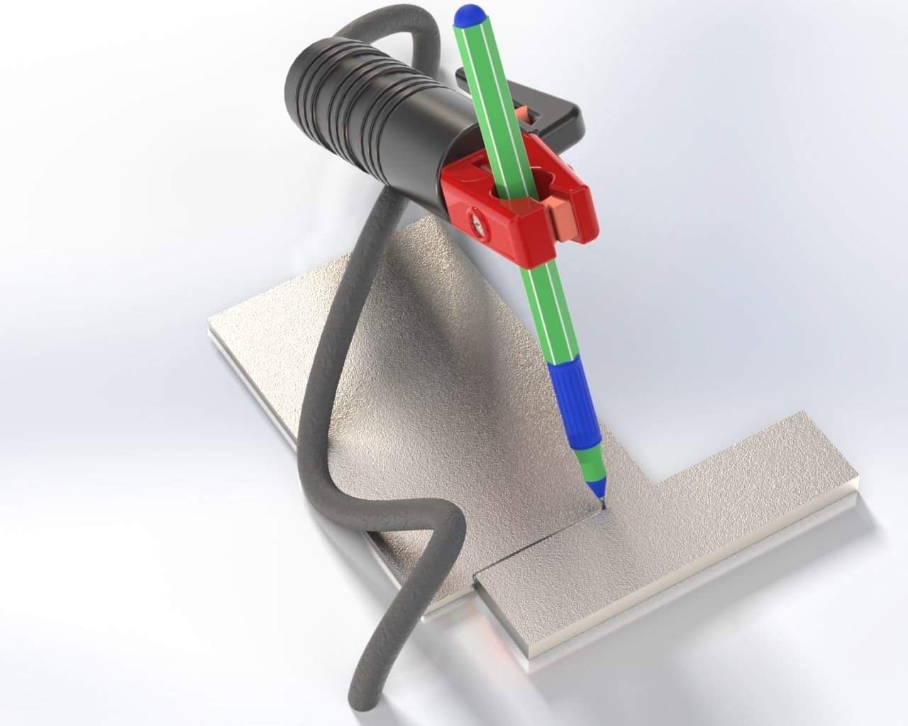 Electrode holder 3D print model_6