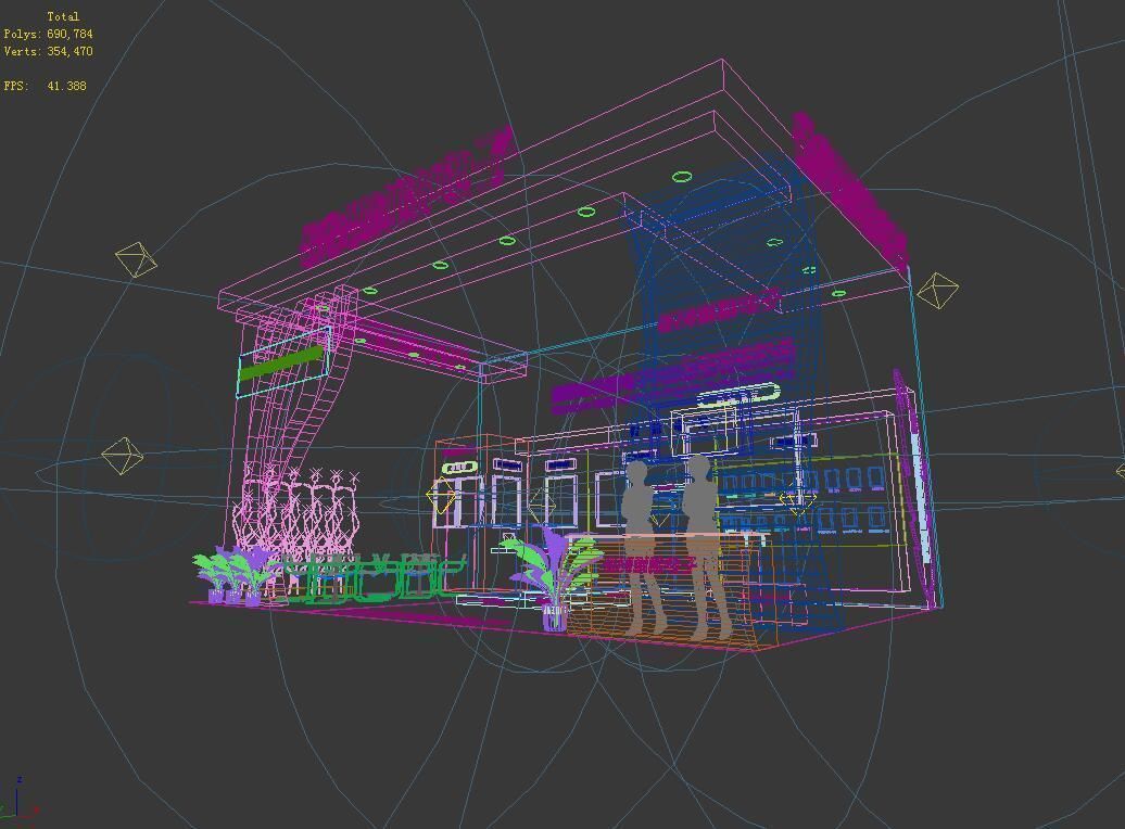 Booth - Area - 6X9-3DMAX2012-04 3D model_1