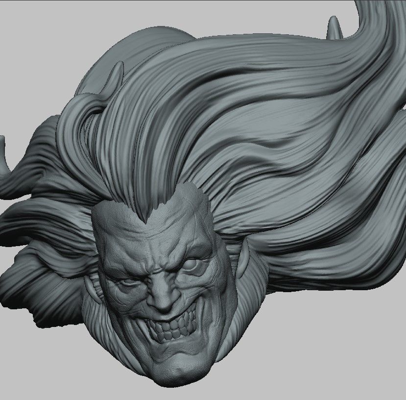 LOBO DC - HEAD CUSTOM  3D print model_11