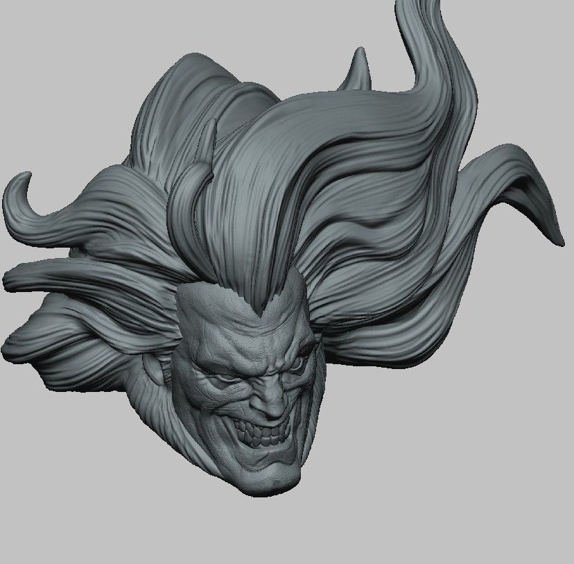 LOBO DC - HEAD CUSTOM  3D print model_8