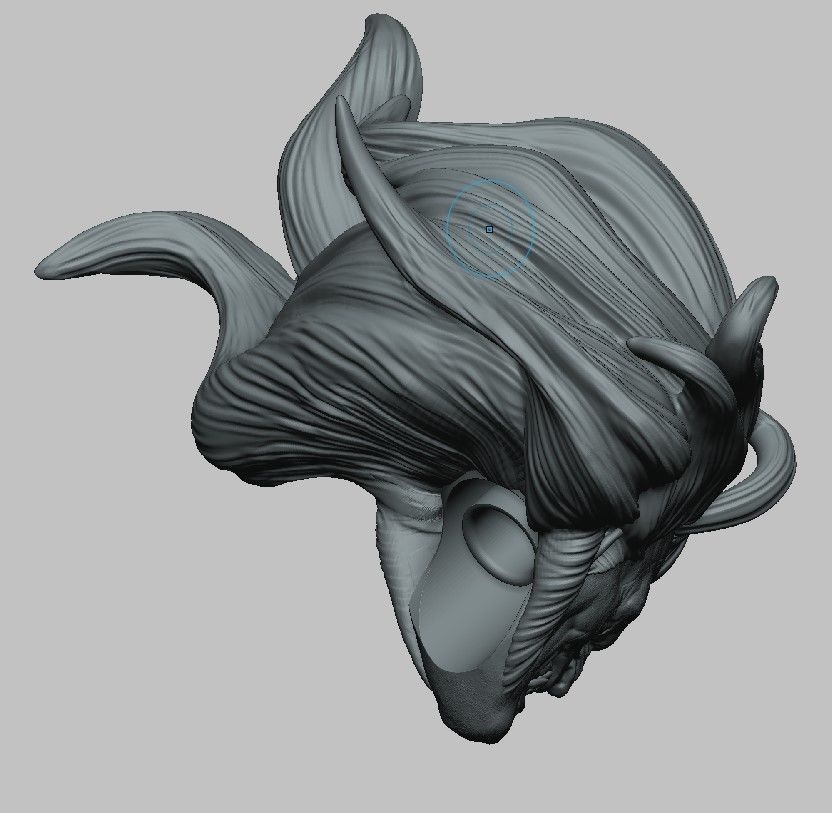 LOBO DC - HEAD CUSTOM  3D print model_5