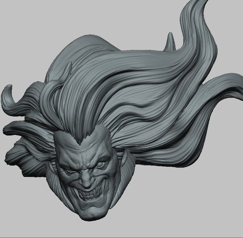 LOBO DC - HEAD CUSTOM  3D print model_9