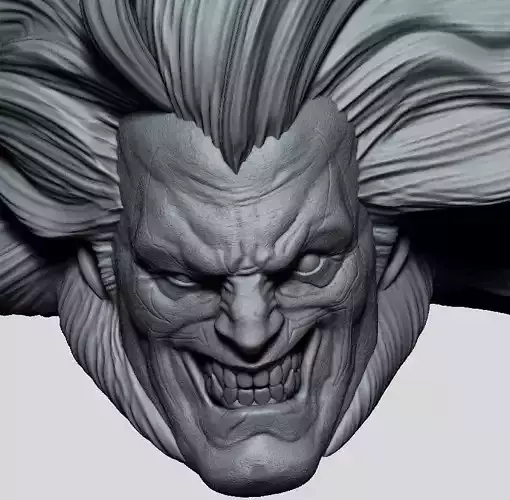 LOBO DC - HEAD CUSTOM  3D print model