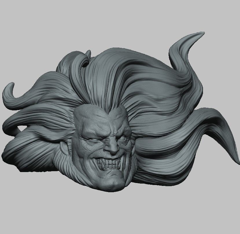 LOBO DC - HEAD CUSTOM  3D print model_7