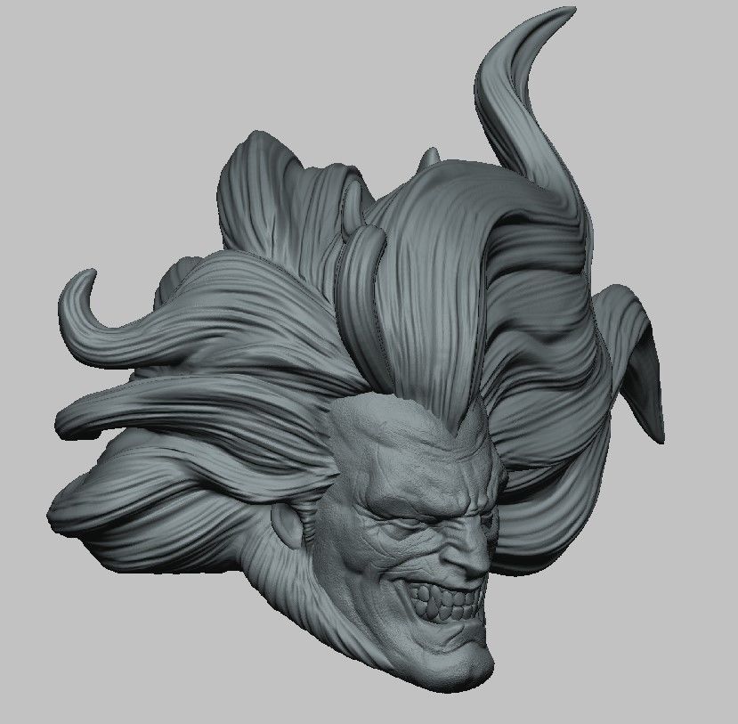 LOBO DC - HEAD CUSTOM  3D print model_10