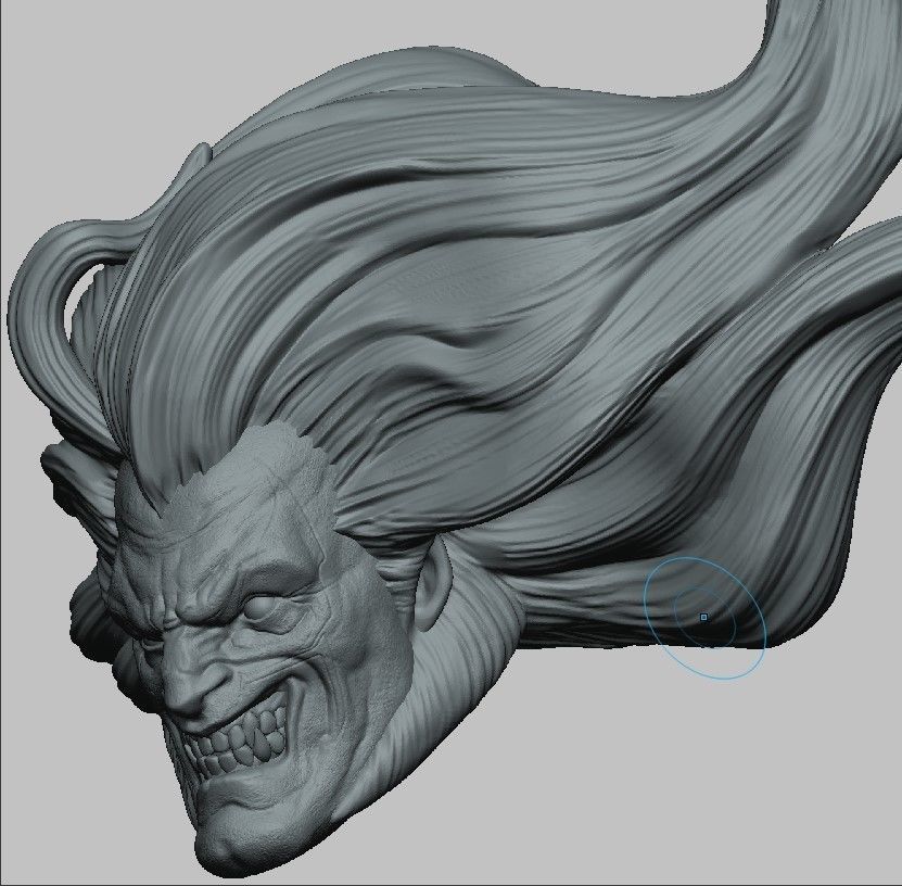 LOBO DC - HEAD CUSTOM  3D print model_12