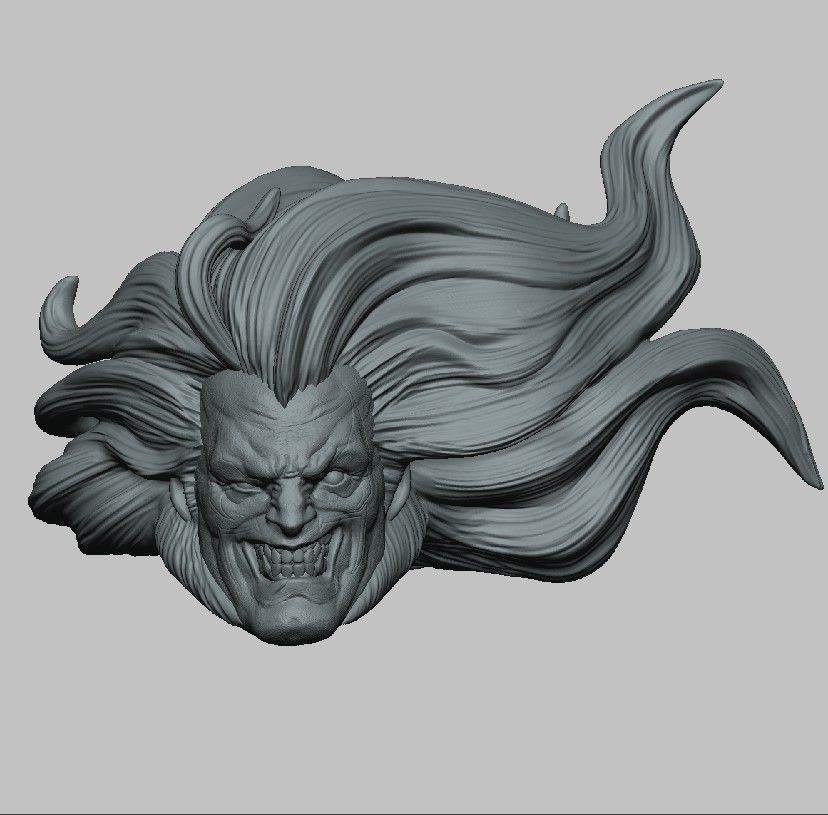LOBO DC - HEAD CUSTOM  3D print model_4