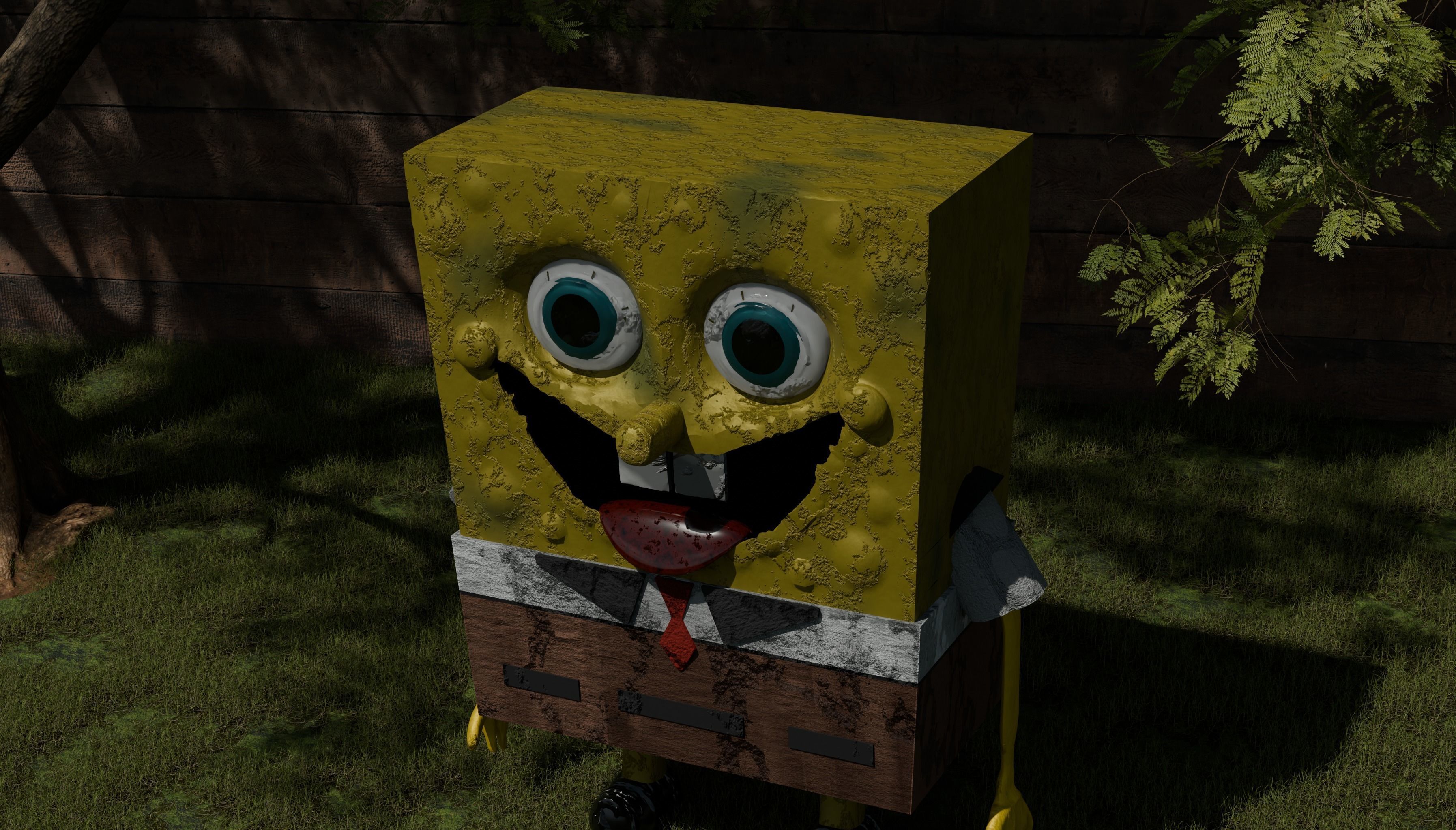 spongebob 3D model_2