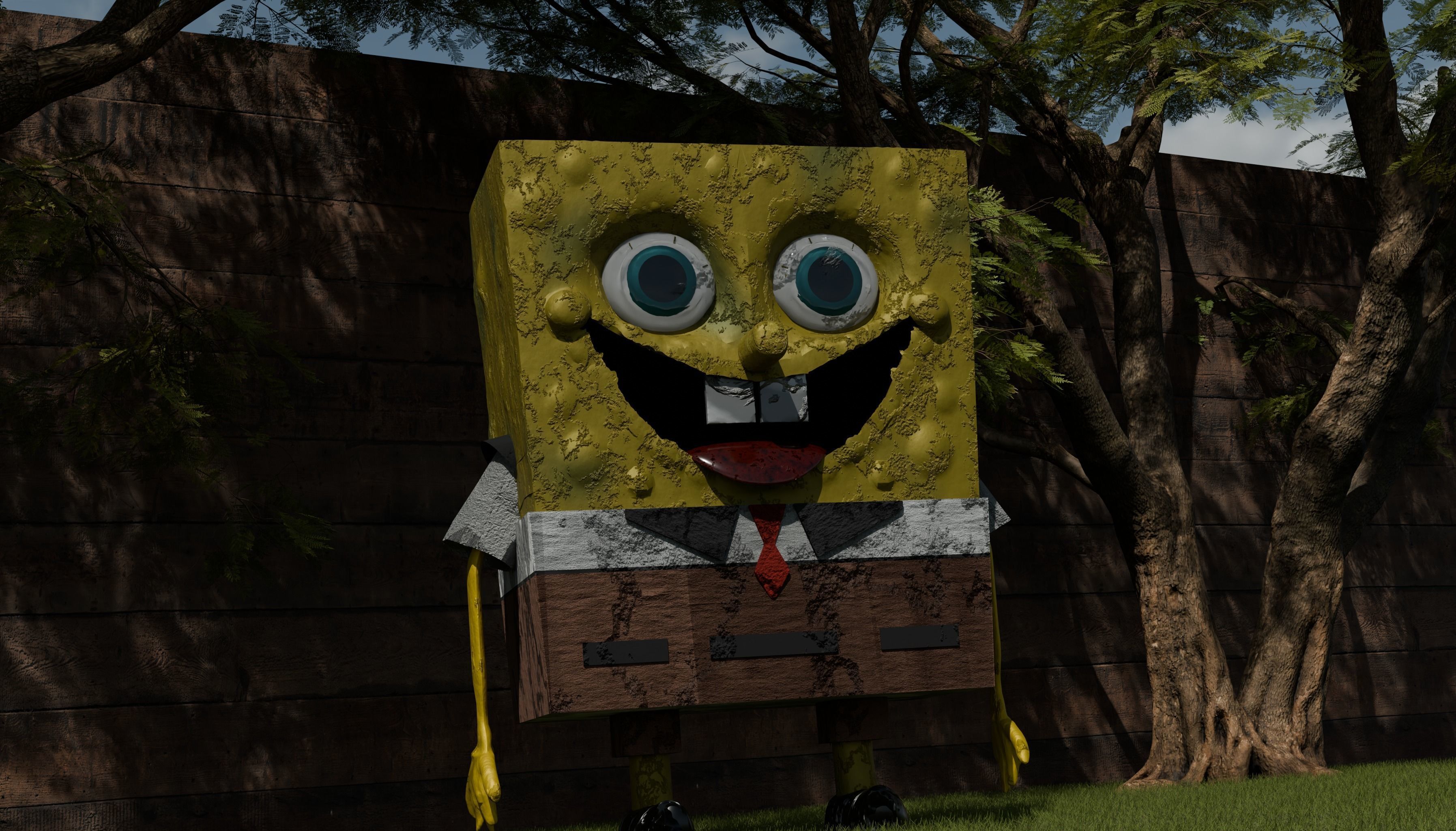 spongebob 3D model_1