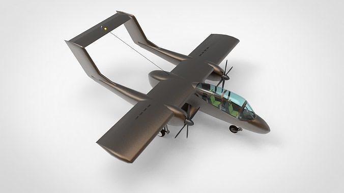 North American Rockwell OV-10A Bronco Series FSX 3D model