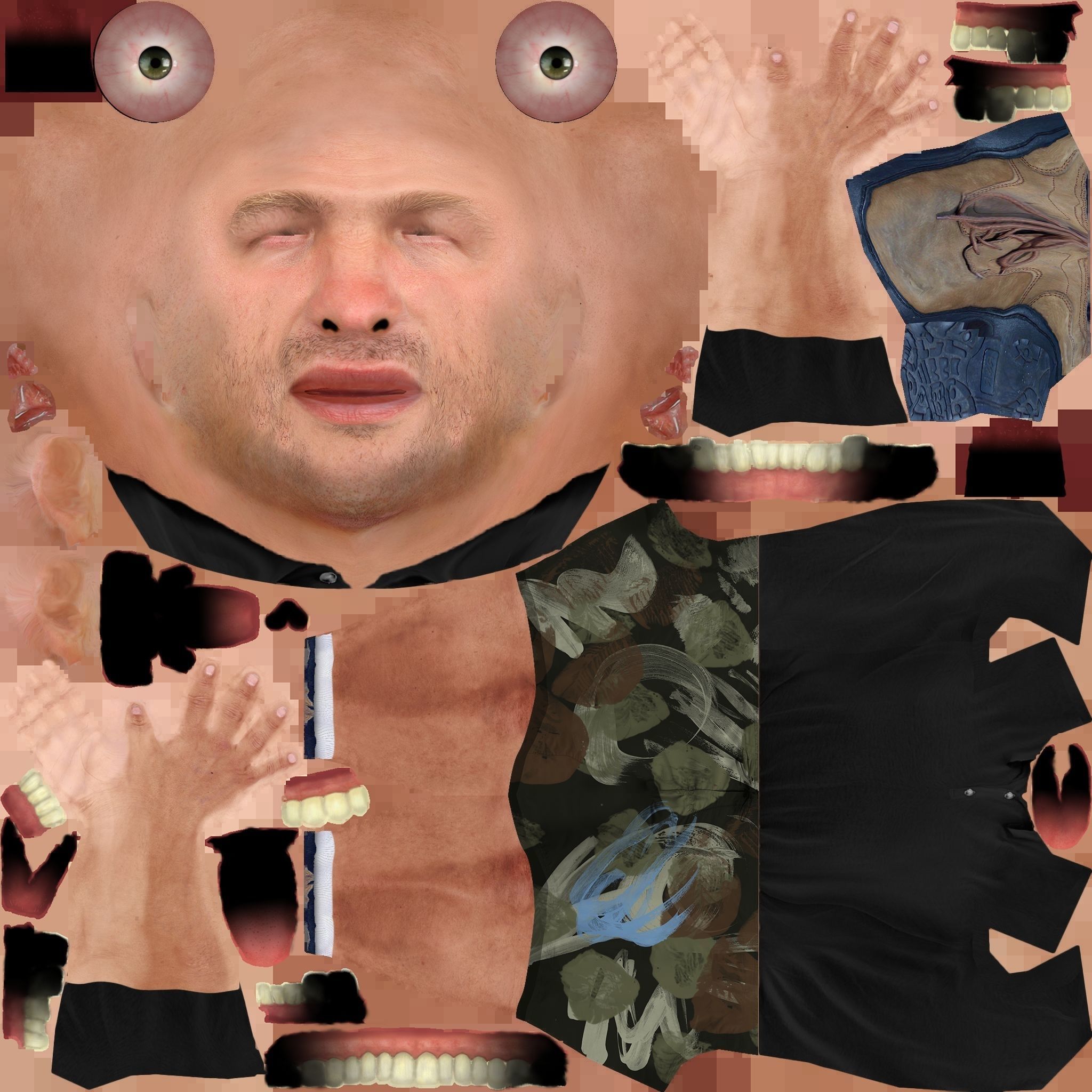 Reid Rigged Free 3D model_2