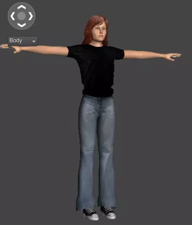 Lauren Rigged Free 3D model