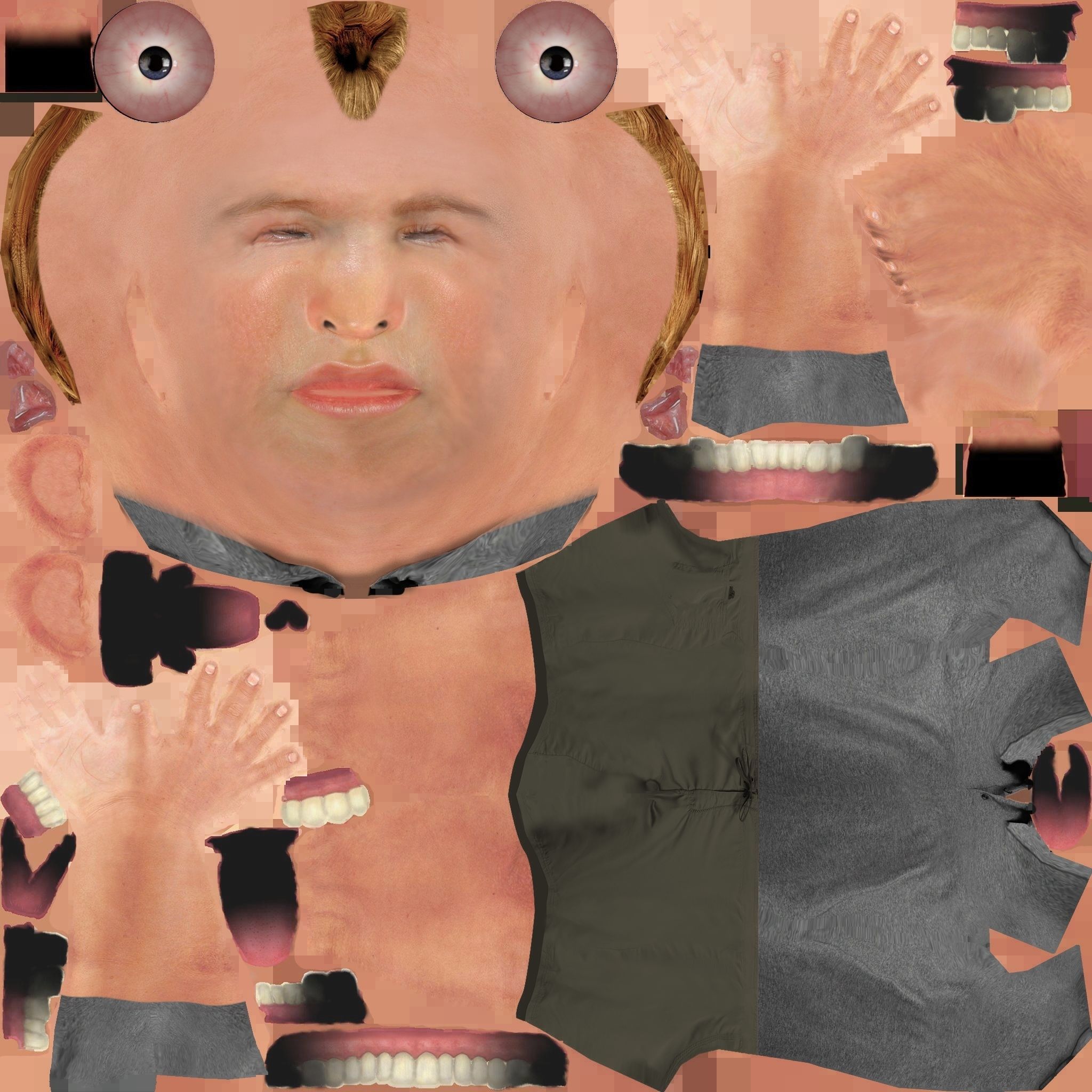 Riley Rigged Free 3D model_1