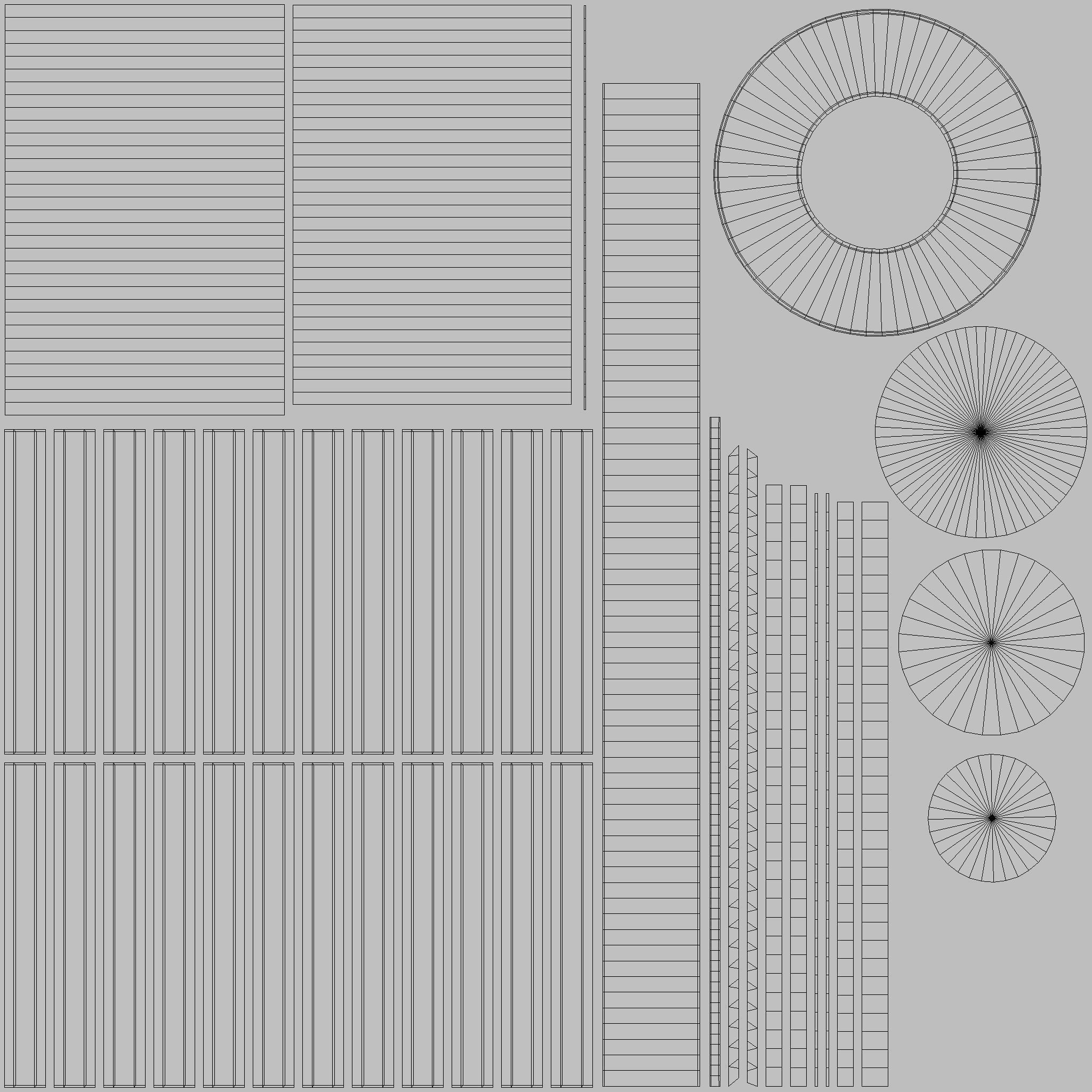 Street Trash Can 42 PBR Game Ready Low-poly 3D model_21