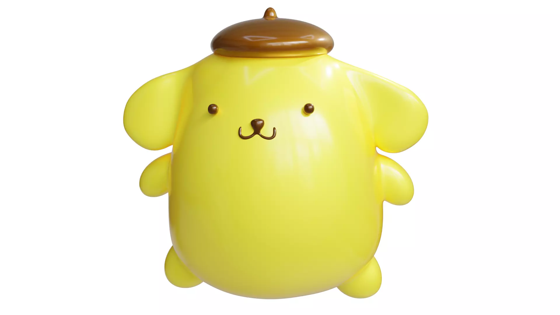 PompomPurin  3D model_0