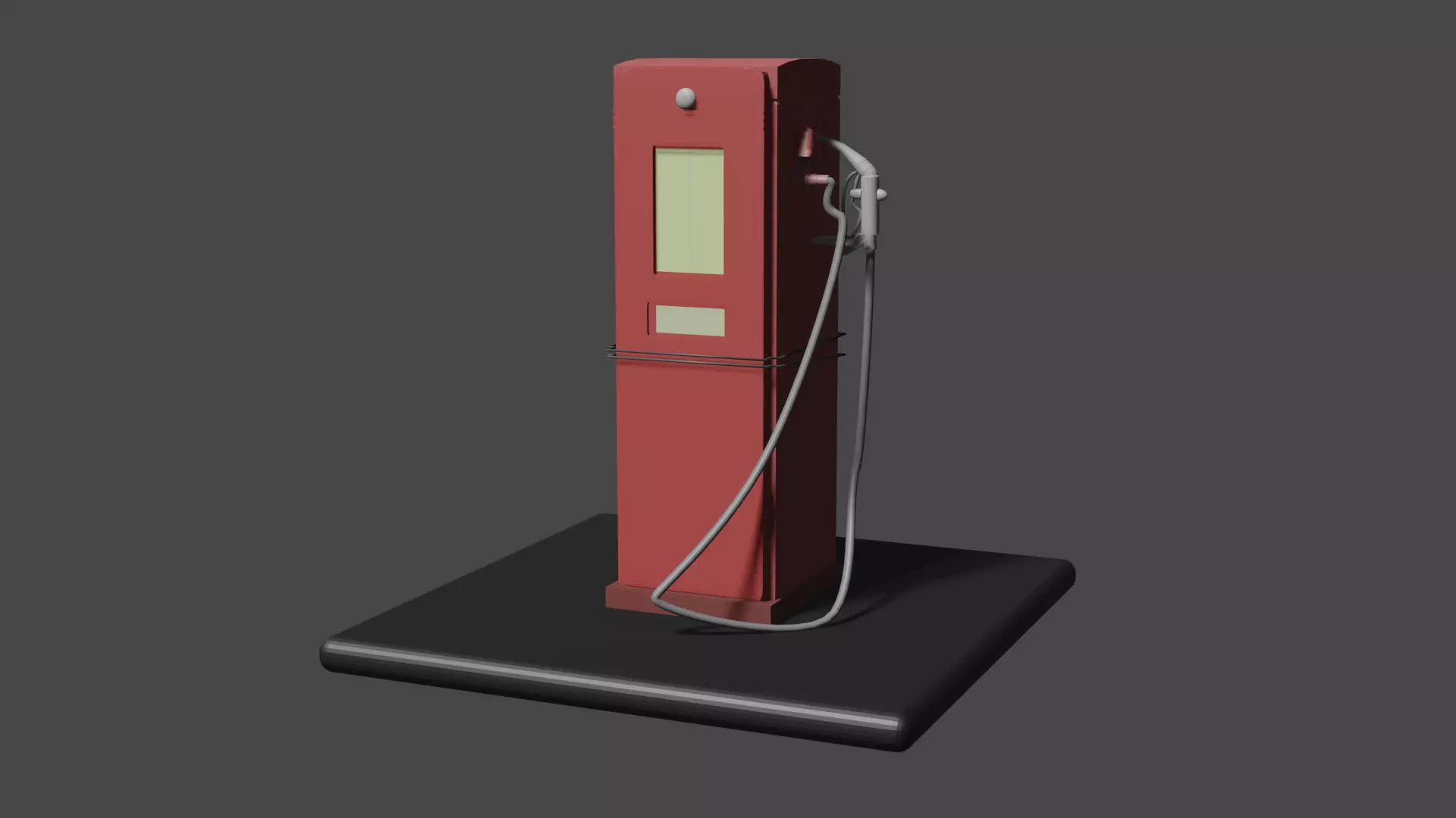 petrol station Free 3D model