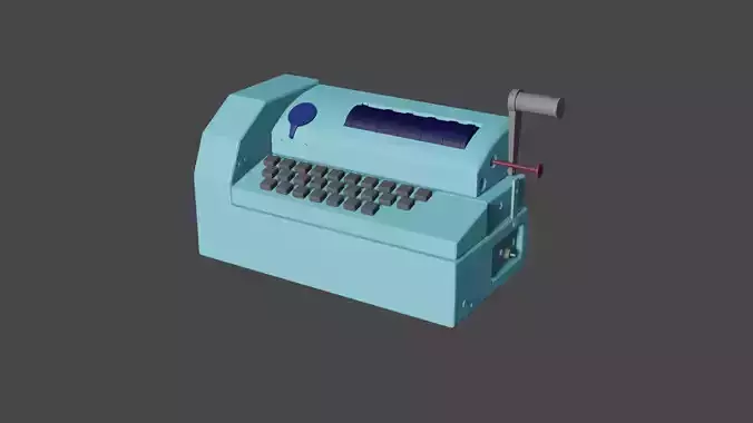 typewriter Free 3D model typewriter Free 3D model