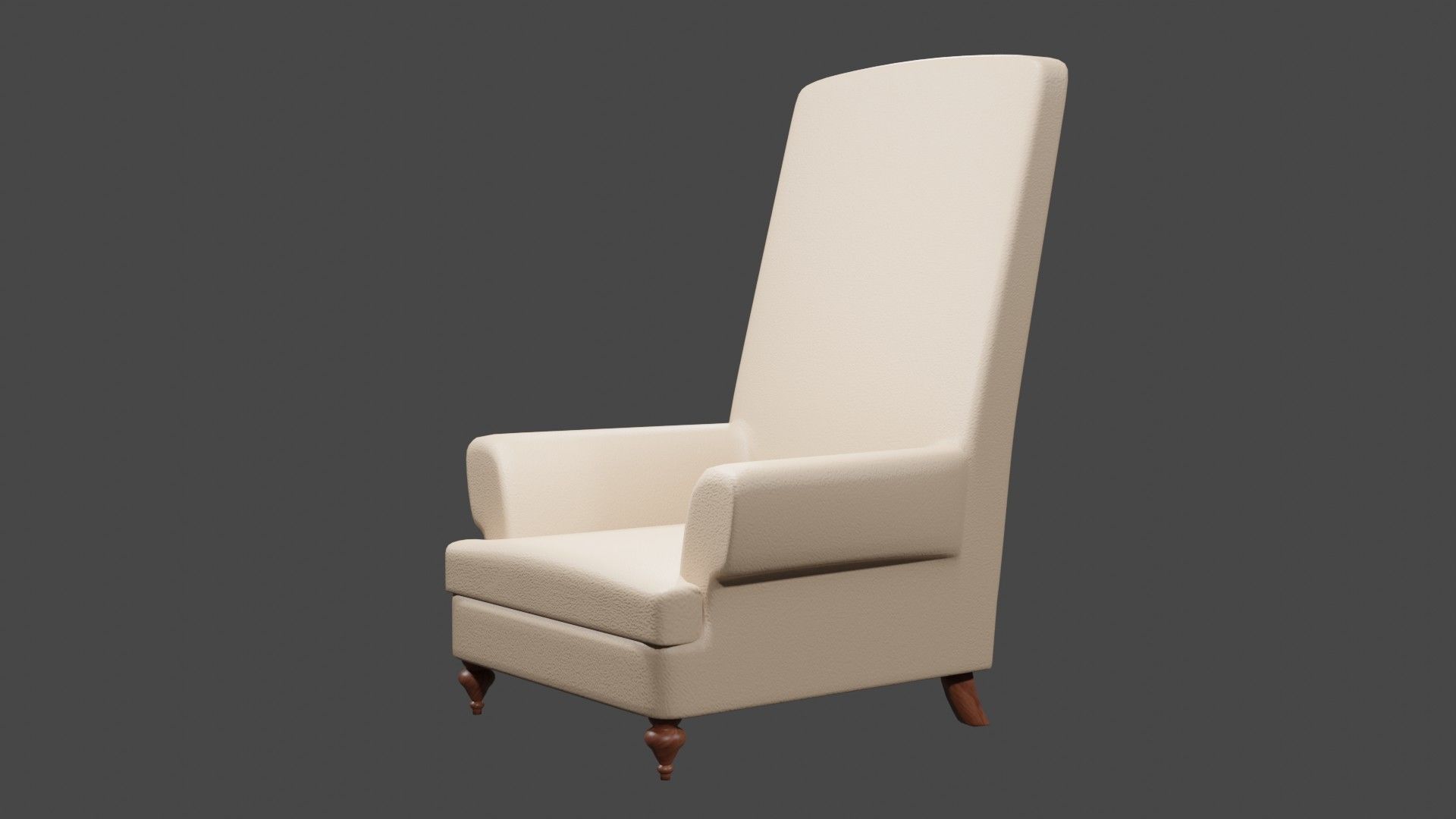 Arm Chair 3D model_2