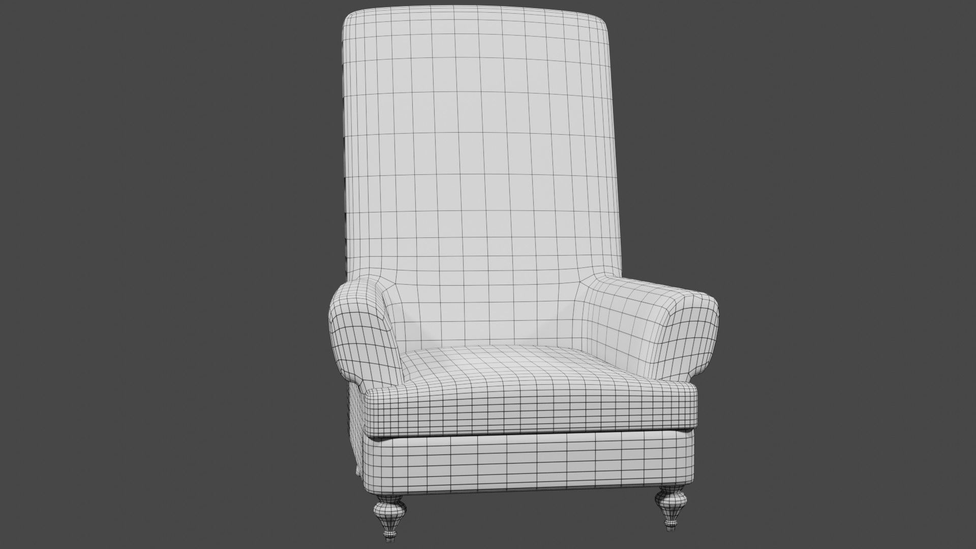 Arm Chair 3D model_12