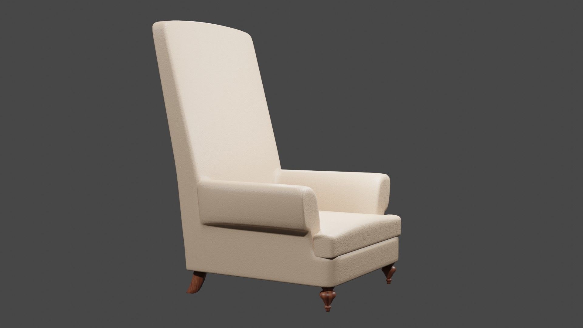 Arm Chair 3D model_8
