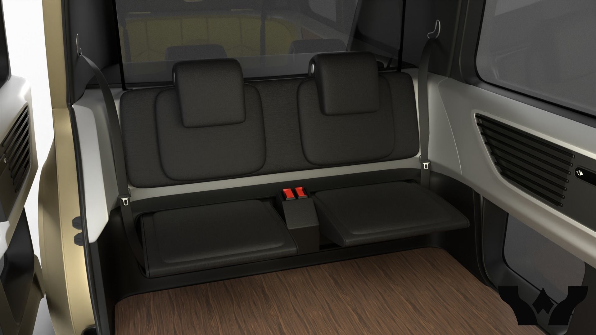 Volkswagen Sedric HQ interior  3D model_24