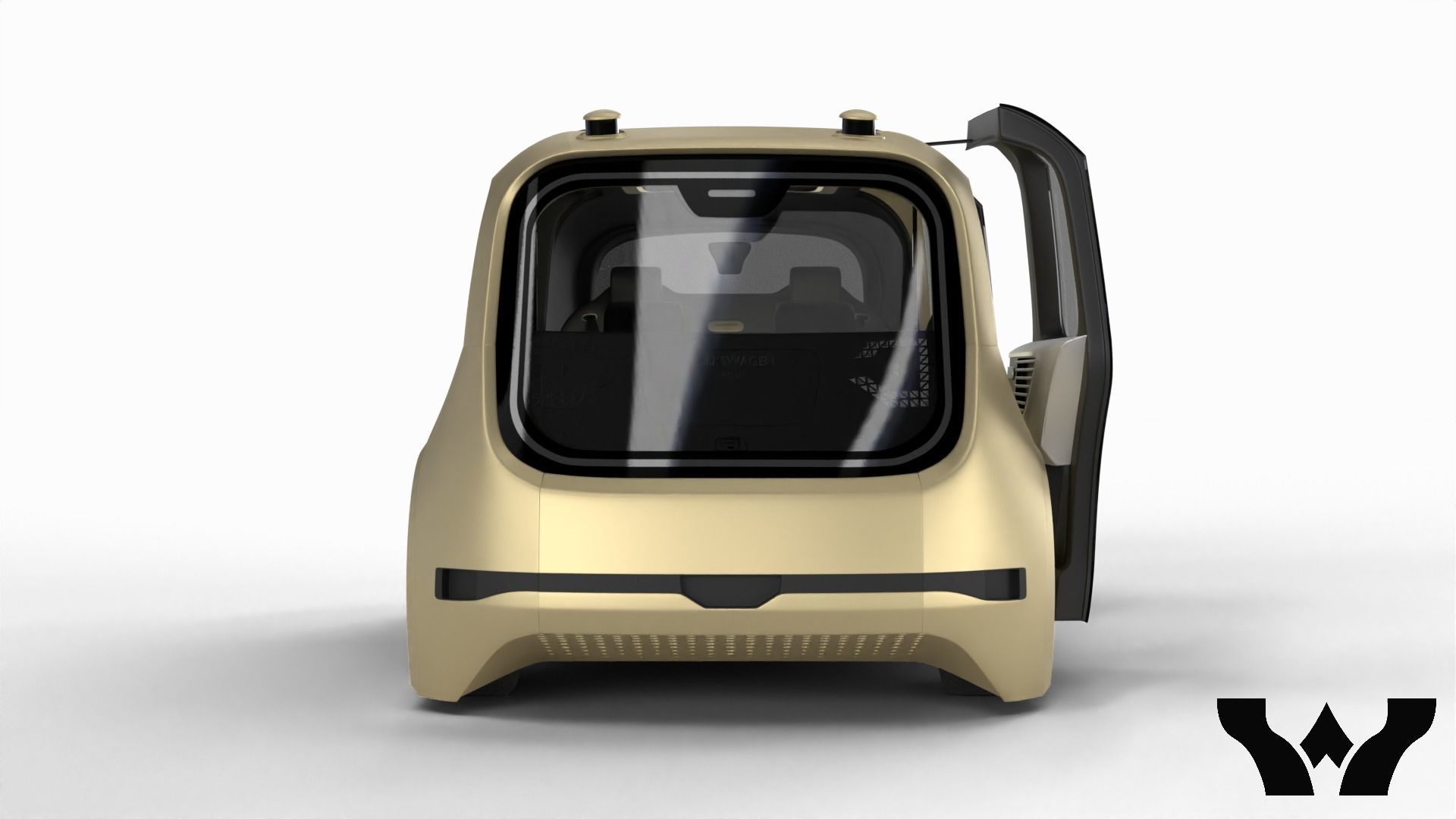 Volkswagen Sedric HQ interior  3D model_22