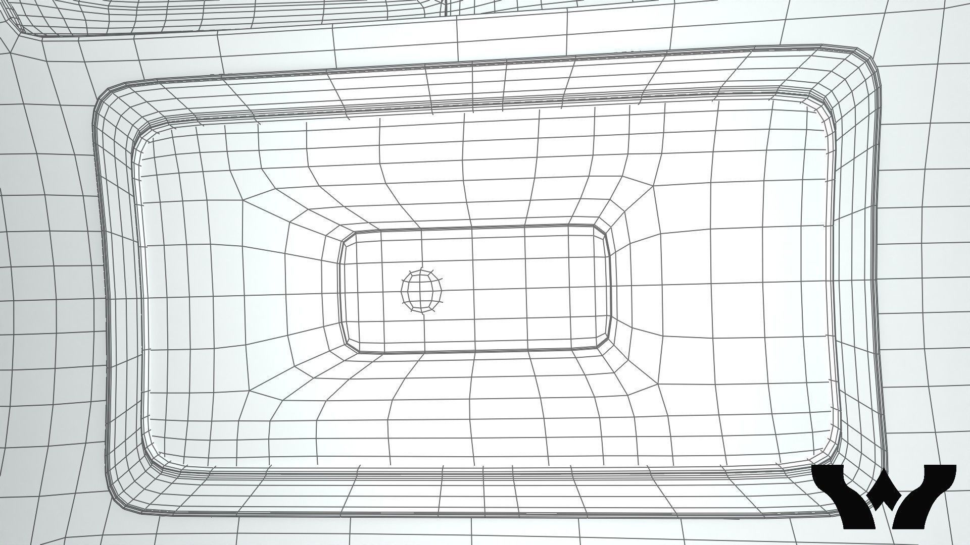 Volkswagen Sedric HQ interior  3D model_54