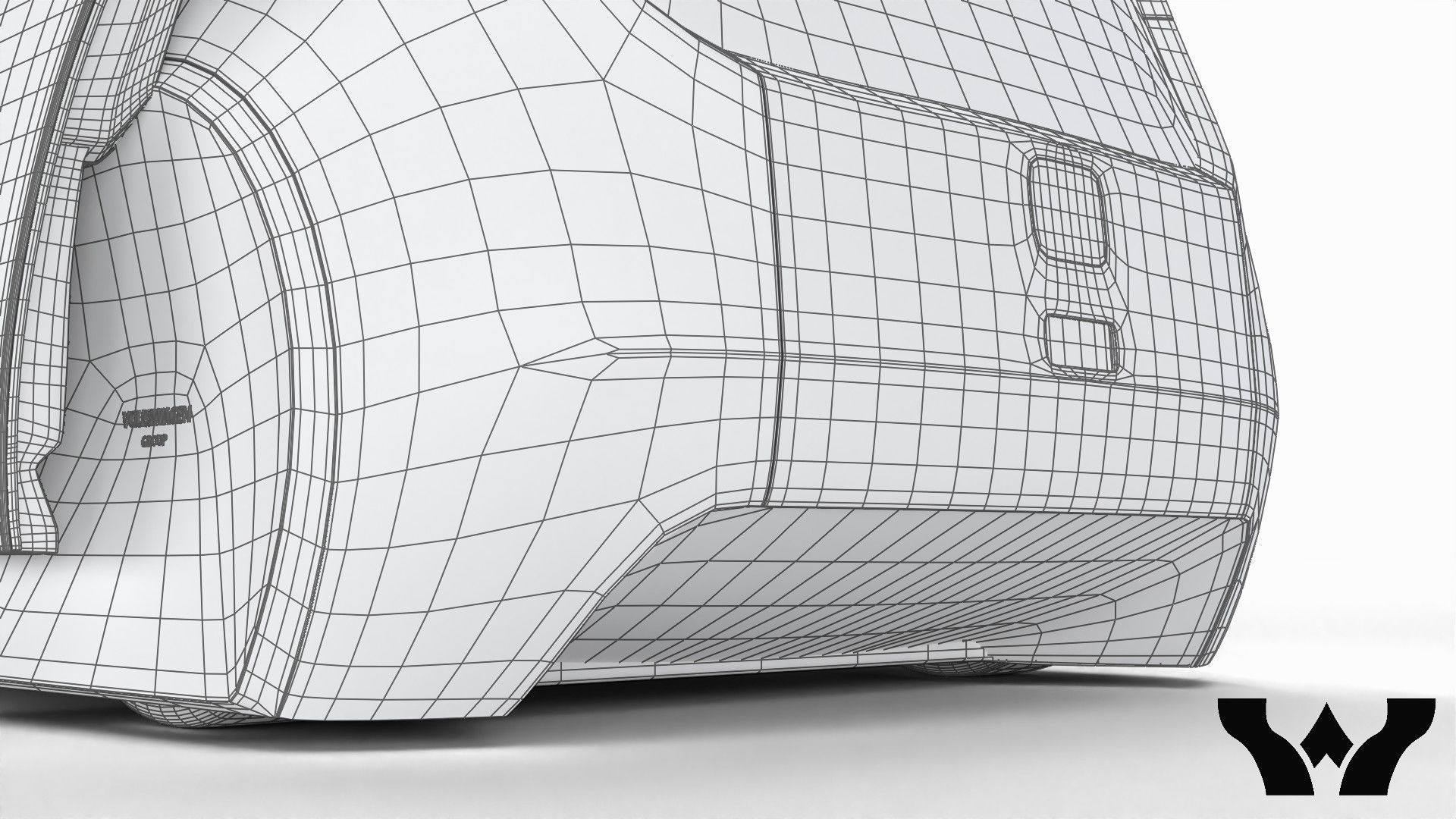 Volkswagen Sedric HQ interior  3D model_37