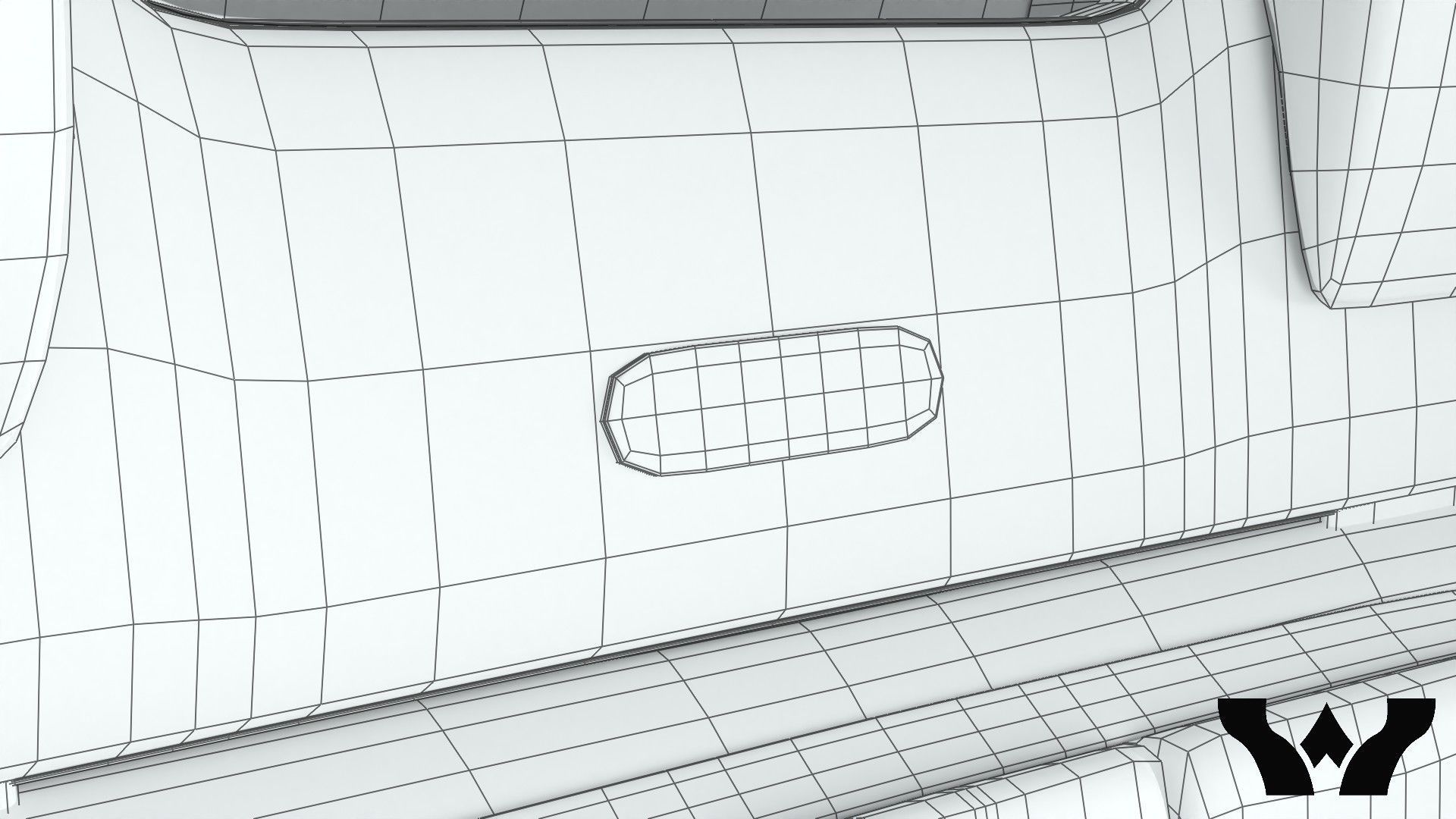Volkswagen Sedric HQ interior  3D model_55