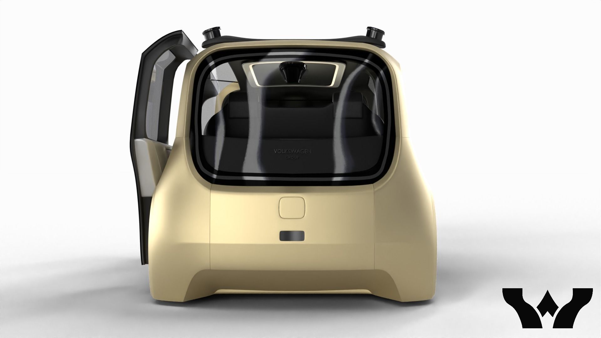 Volkswagen Sedric HQ interior  3D model_21