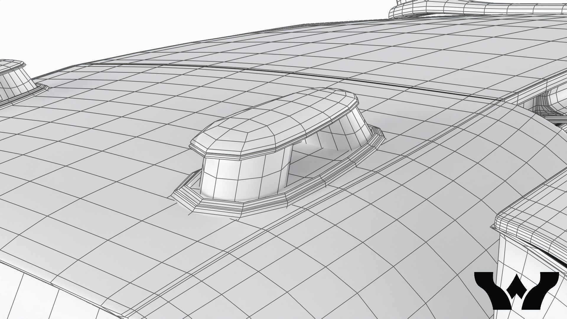 Volkswagen Sedric HQ interior  3D model_38