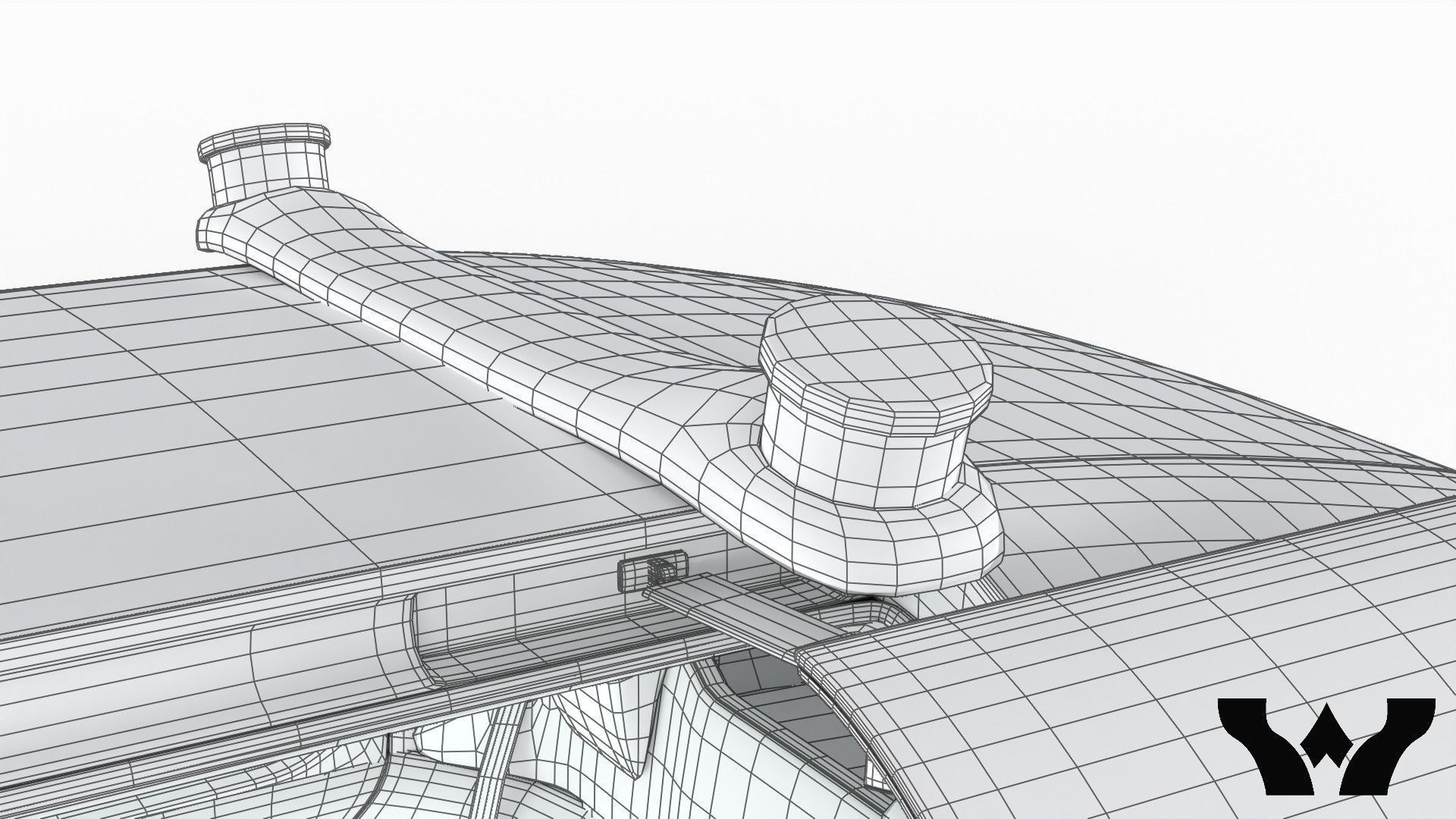 Volkswagen Sedric HQ interior  3D model_39