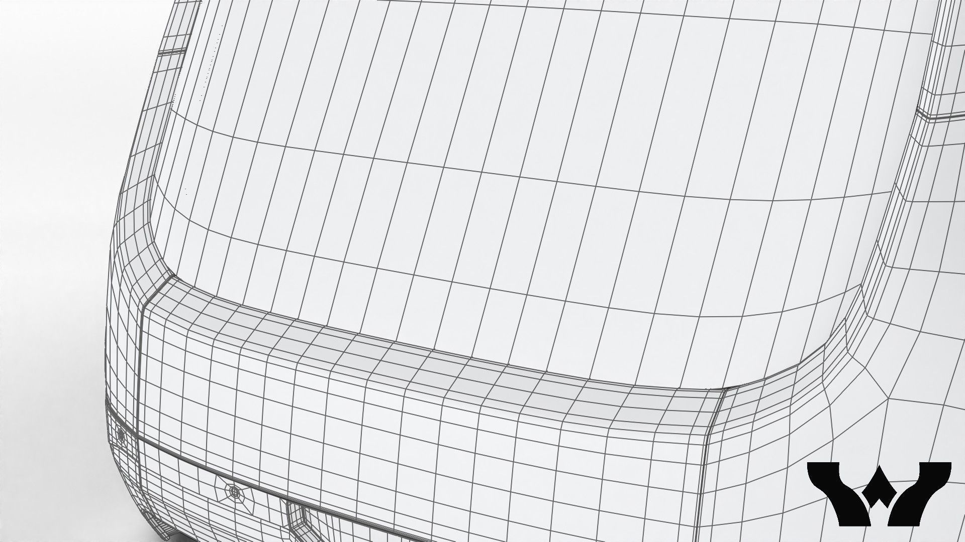 Volkswagen Sedric HQ interior  3D model_45