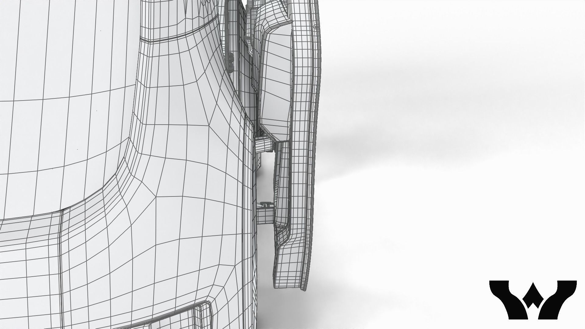 Volkswagen Sedric HQ interior  3D model_40