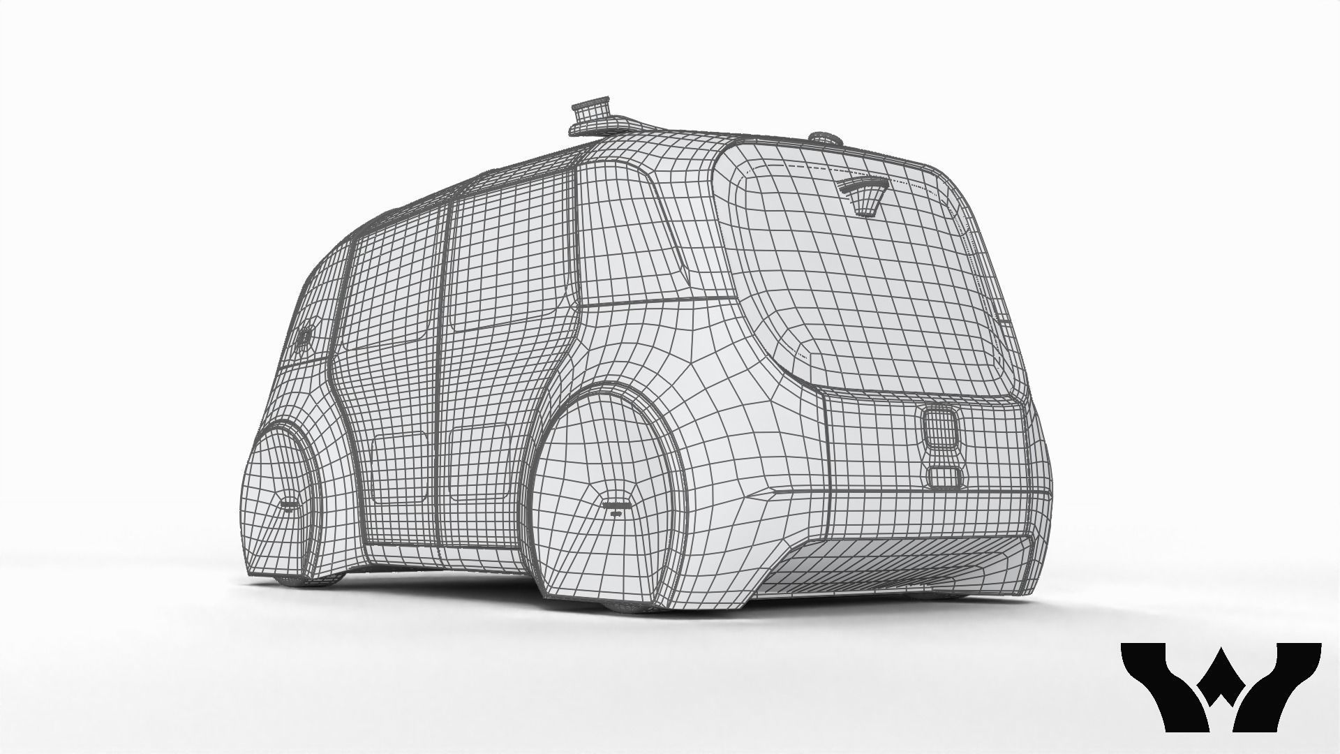 Volkswagen Sedric HQ interior  3D model_30