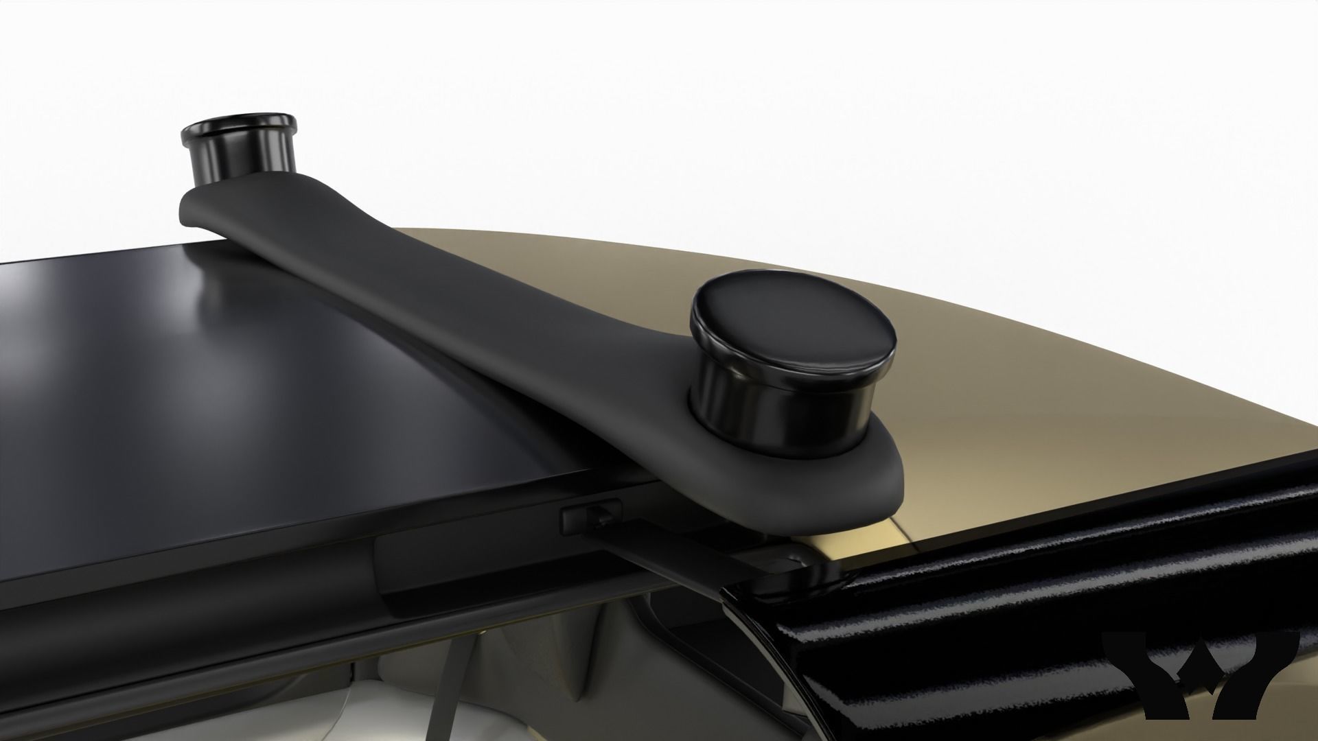 Volkswagen Sedric HQ interior  3D model_12