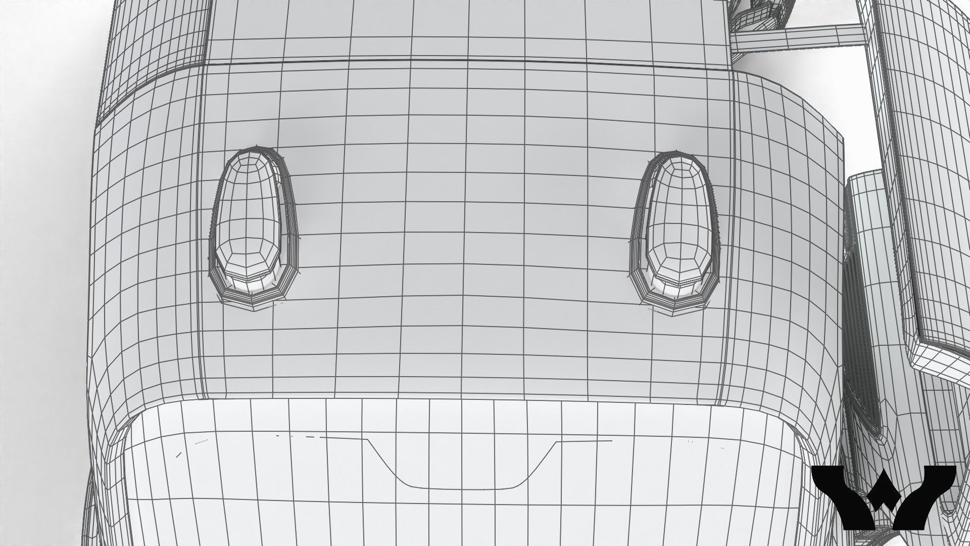 Volkswagen Sedric HQ interior  3D model_44