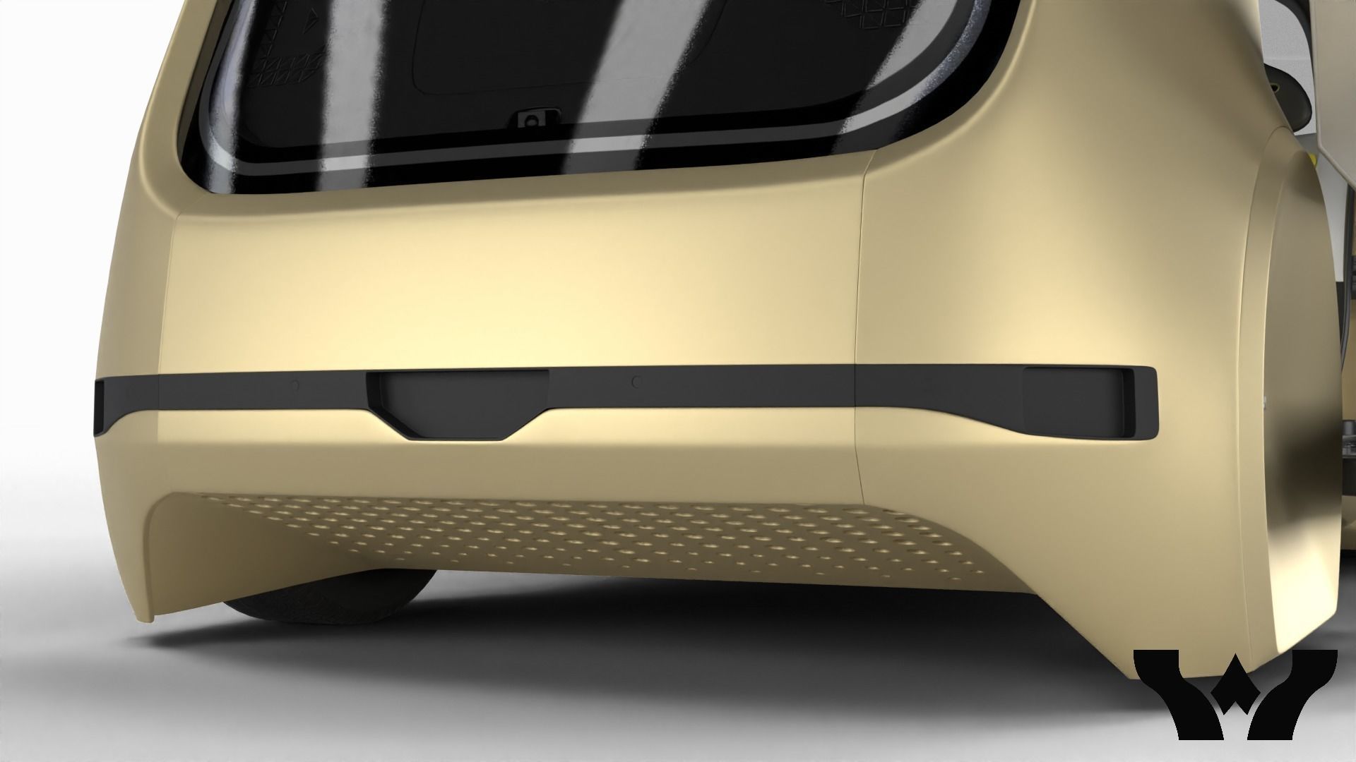 Volkswagen Sedric HQ interior  3D model_9