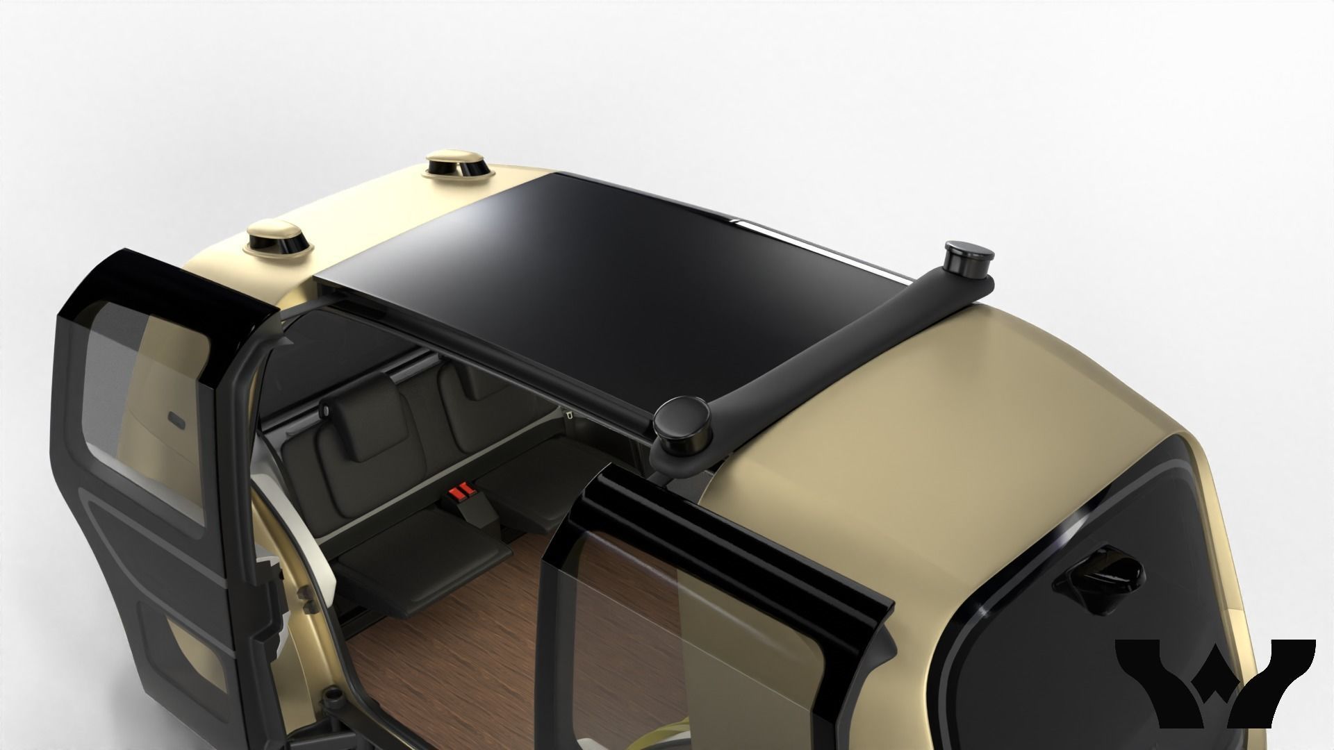 Volkswagen Sedric HQ interior  3D model_14