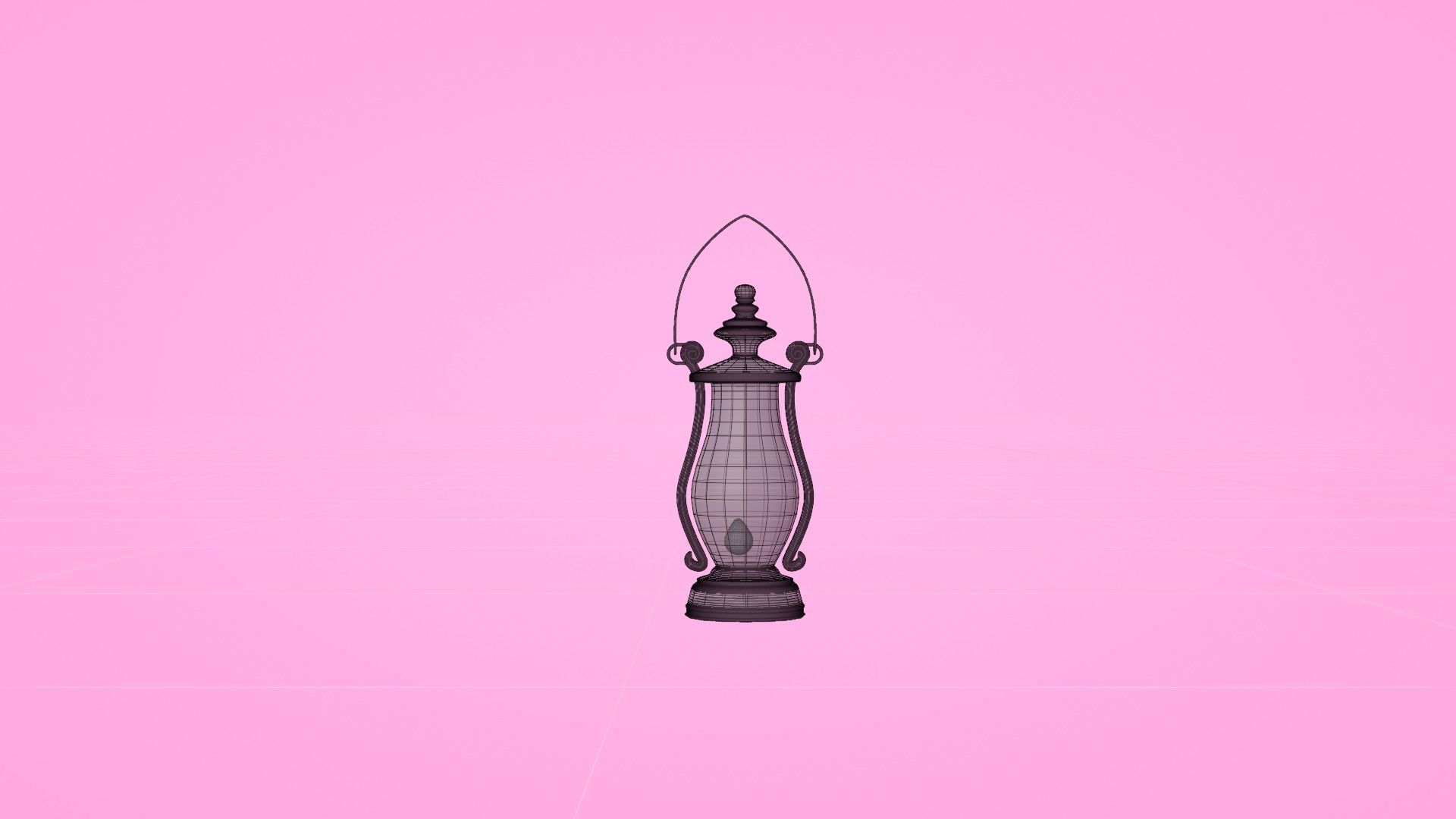 lantern 3D model_2