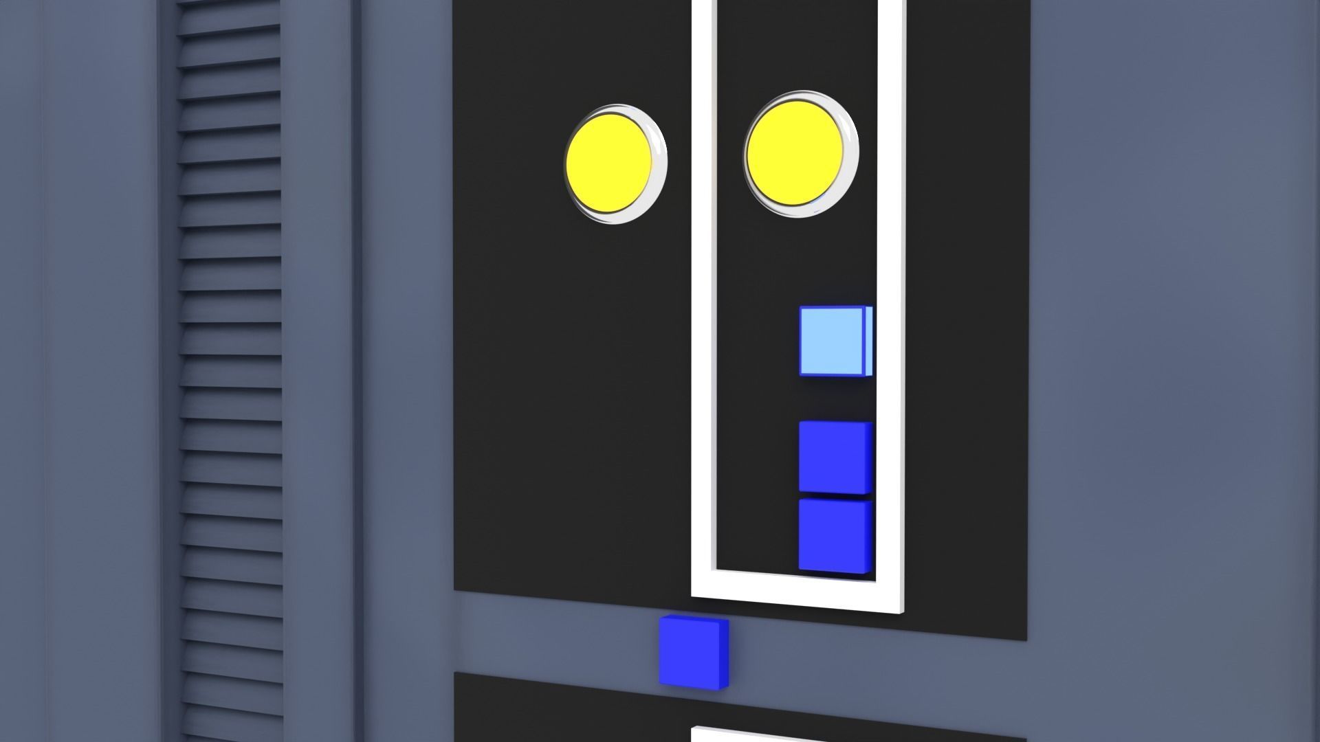 Death Star Wall Panel - D3 D4 D5 D6 - 1-18 scale Kenner Hasbro 3D print model_14