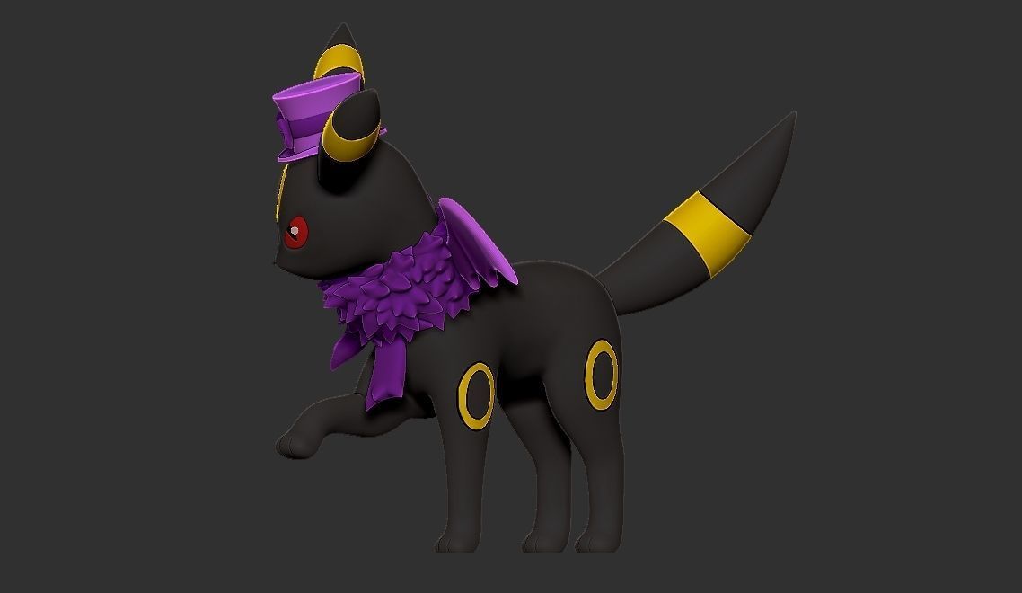 POKEMON UMBREON HALLOWEEN 2023 3D print model_3