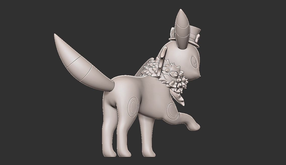 POKEMON UMBREON HALLOWEEN 2023 3D print model_9